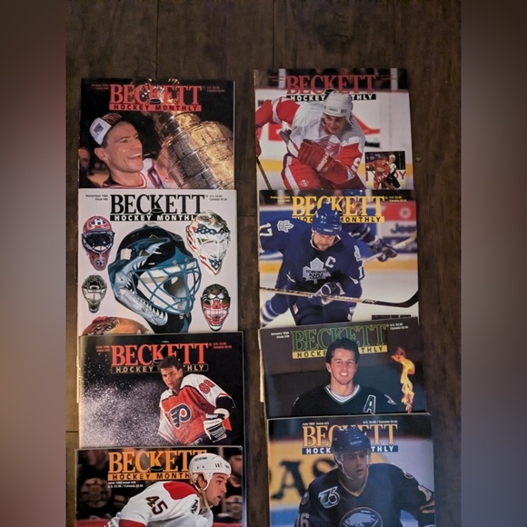 Vintage Beckett Hockey Magazines - Picture 2 of 4